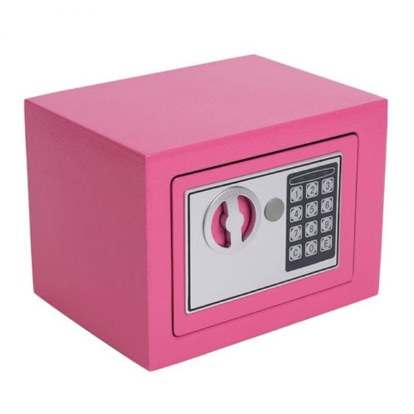 Mini Size Colorful Electronic Security Steel Safe For Home Office Safety