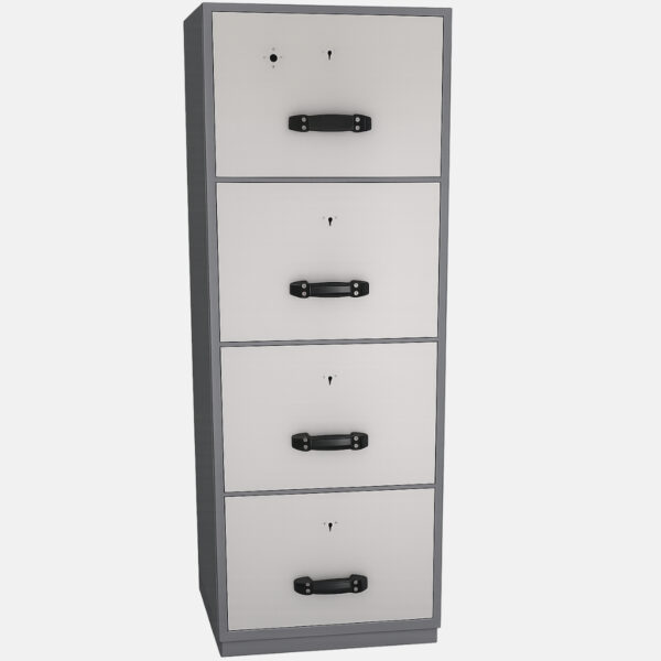 4 Drawer Steel Filing Cabinet in Uganda | Lockable Office Storage Cabinet
