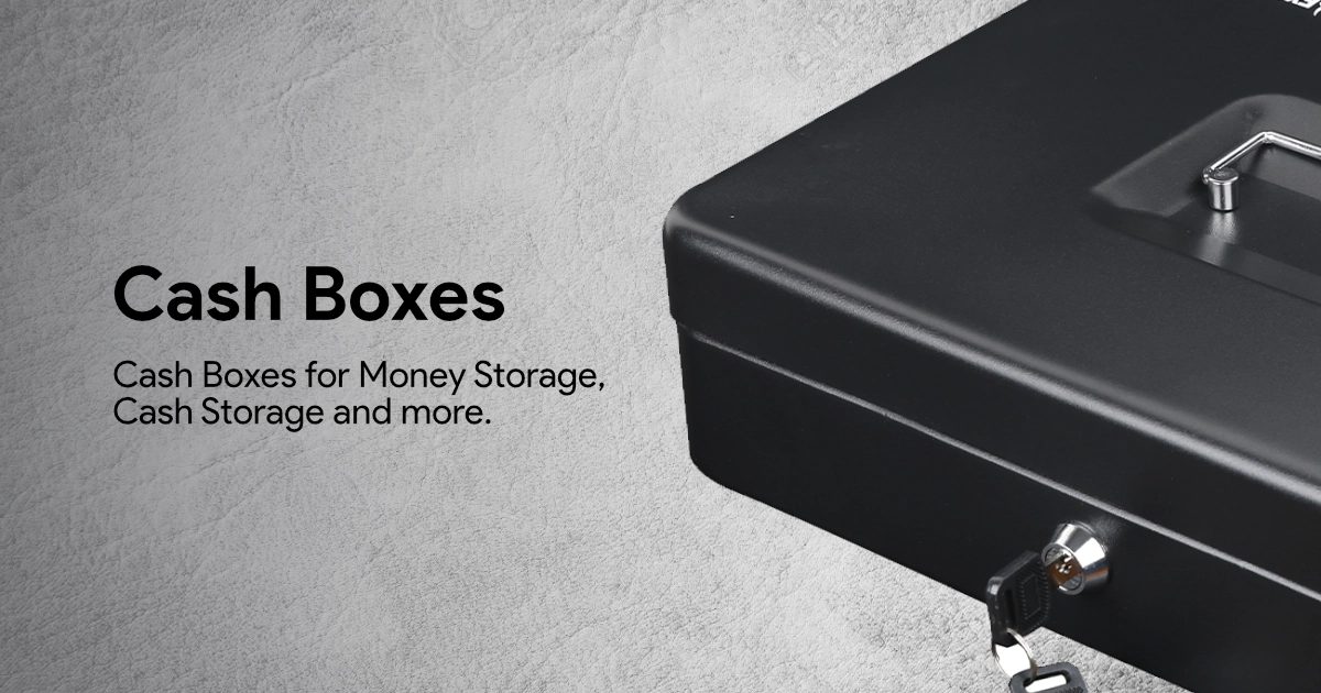 Cash Boxes by Popular Office Systems. Cash Boxes for Money and Cash Storage.